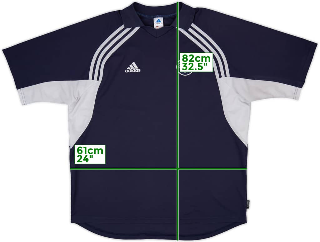 2000-01 Bordeaux adidas Polo Shirt - 9/10 - (XL)