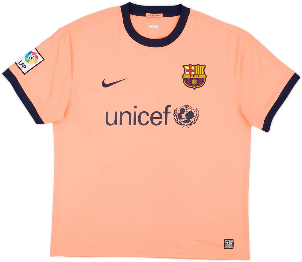 2009-10 Barcelona Away Shirt - 5/10 - (XL)