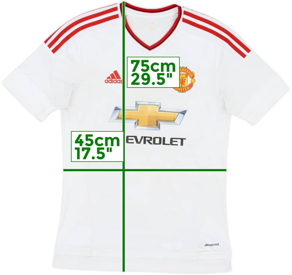 2015-16 Manchester United Away Shirt - 4/10 - (S)