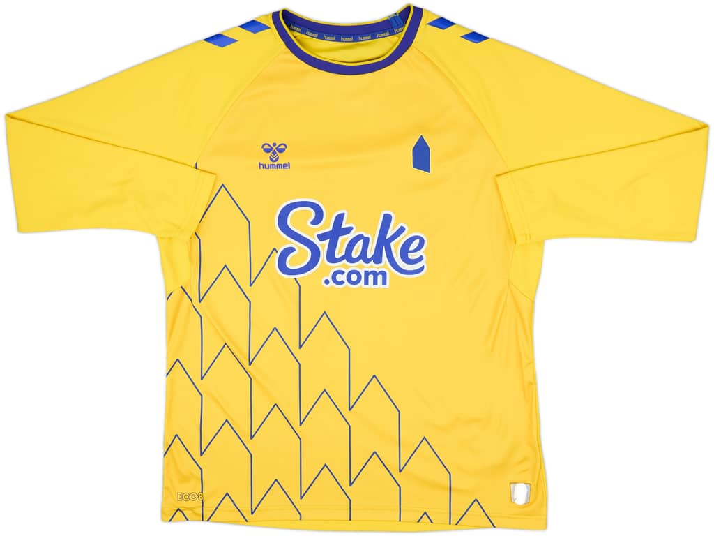 2022-23 Everton Third L/S Shirt - 8/10 - (XXL)