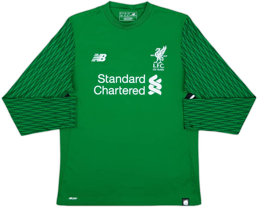 2017-18 Liverpool '125 Years' GK Shirt - 8/10 - (XL.Boys)