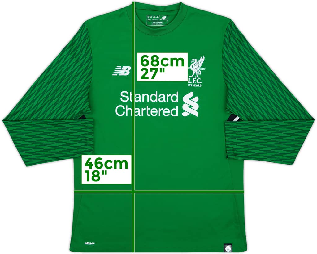 2017-18 Liverpool '125 Years' GK Shirt - 8/10 - (XL.Boys)