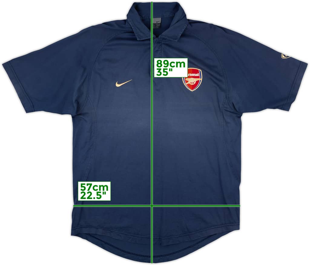 2003-04 Arsenal Nike Polo Shirt - 5/10 - (M)
