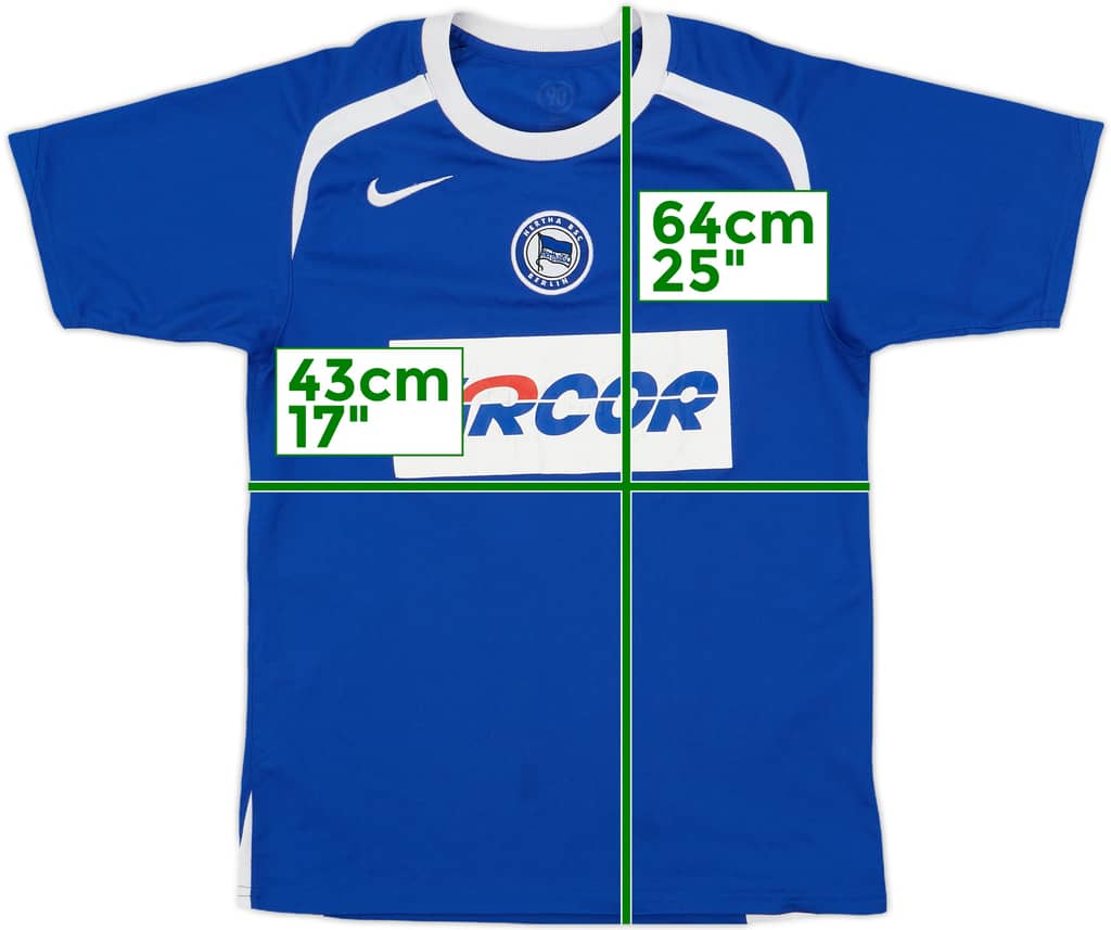2005-06 Hertha Berlin Home Shirt - 5/10 - (M.Boys)