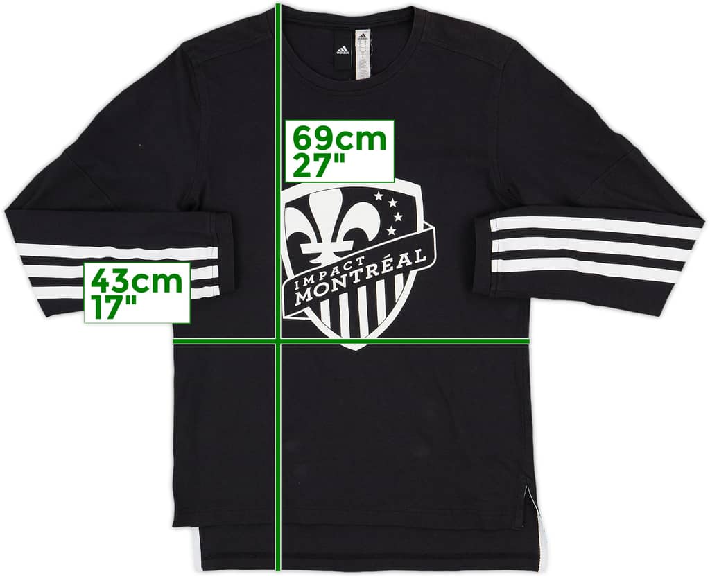2017-18 Montreal Impact adidas Graphic Tee - 9/10 - (S)