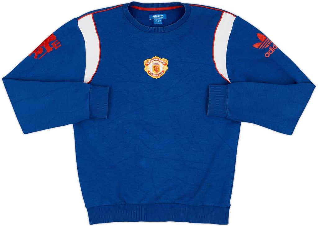 2016-17 Manchester United adidas Originals Retro Sweat Top - 7/10 - (S)