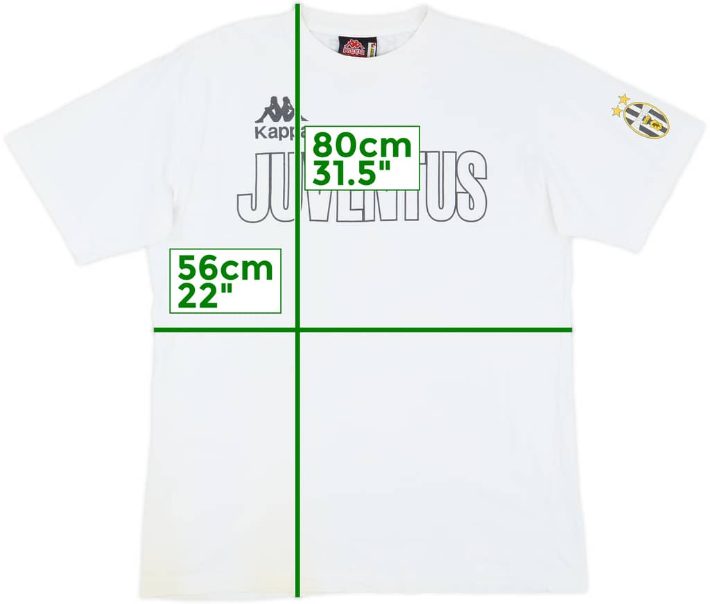1998-99 Juventus Kappa Cotton Tee - 5/10 - (L)
