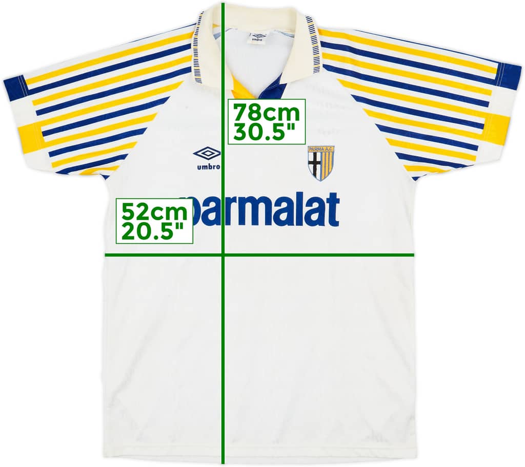 1991-92 Parma Home Shirt - 7/10 - (L)