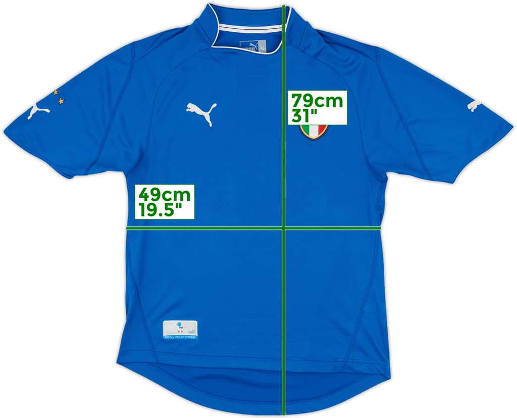 2003-04 Italy Home Shirt - 9/10 - (XL)