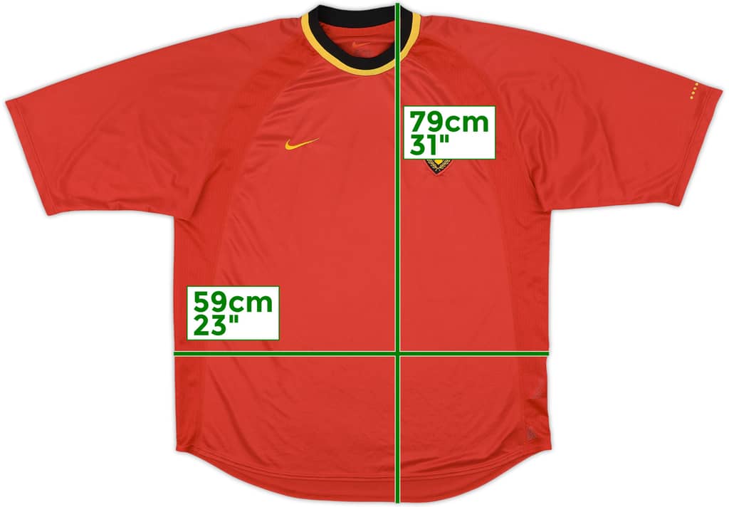 2000-02 Belgium Home Shirt - 8/10 - (L)