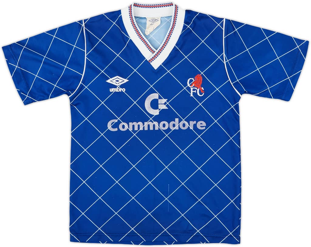 1987-89 Chelsea Home Shirt - 7/10 - (S.Boys)
