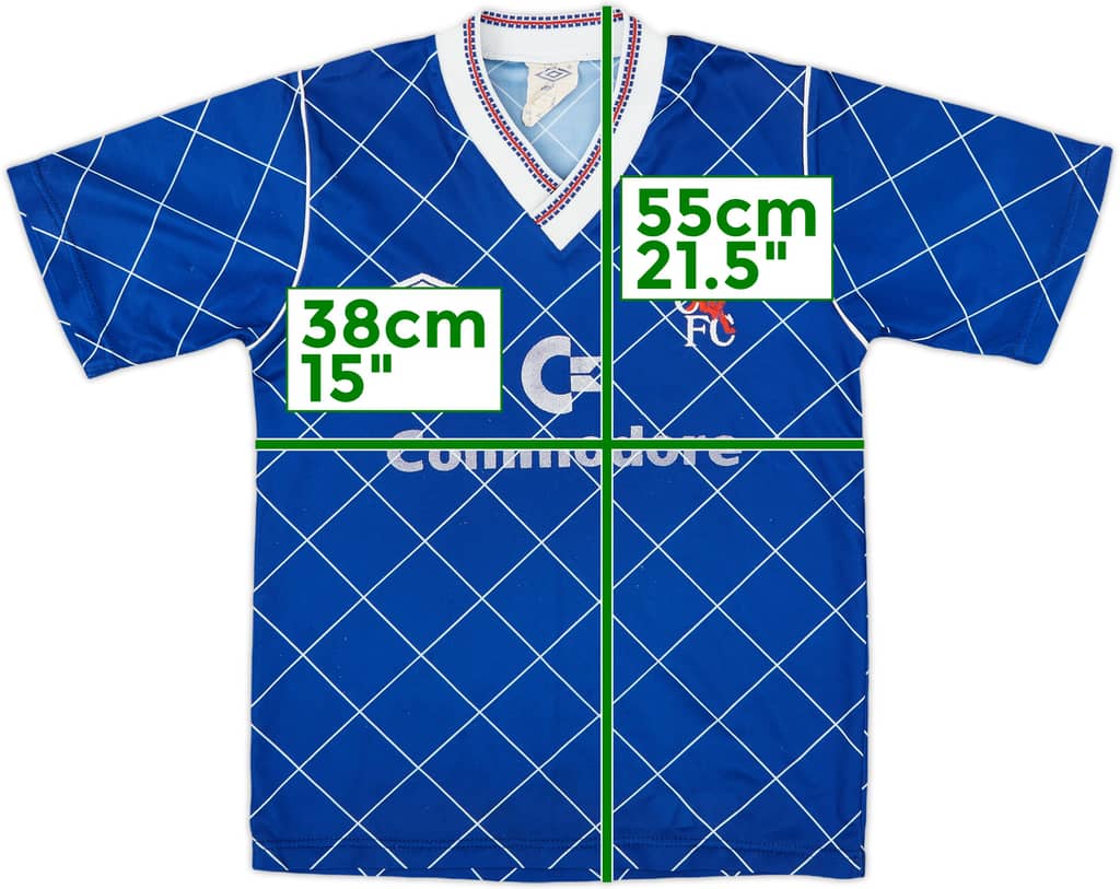 1987-89 Chelsea Home Shirt - 7/10 - (S.Boys)