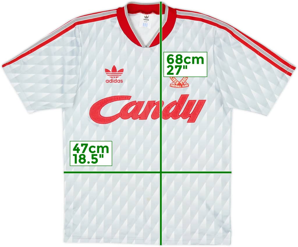 1989-91 Liverpool Away Shirt - 7/10 - (S)