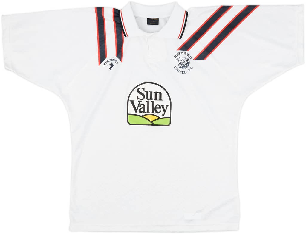 1991-93 Hereford United Home Shirt - 9/10 - (L)