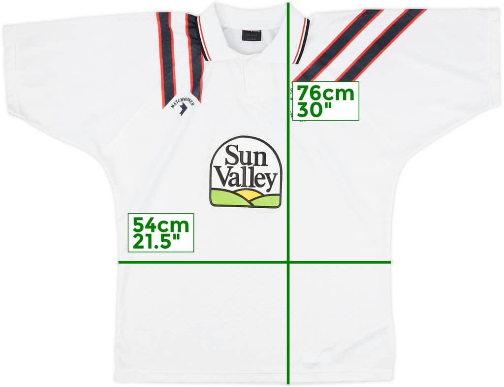 1991-93 Hereford United Home Shirt - 9/10 - (L)