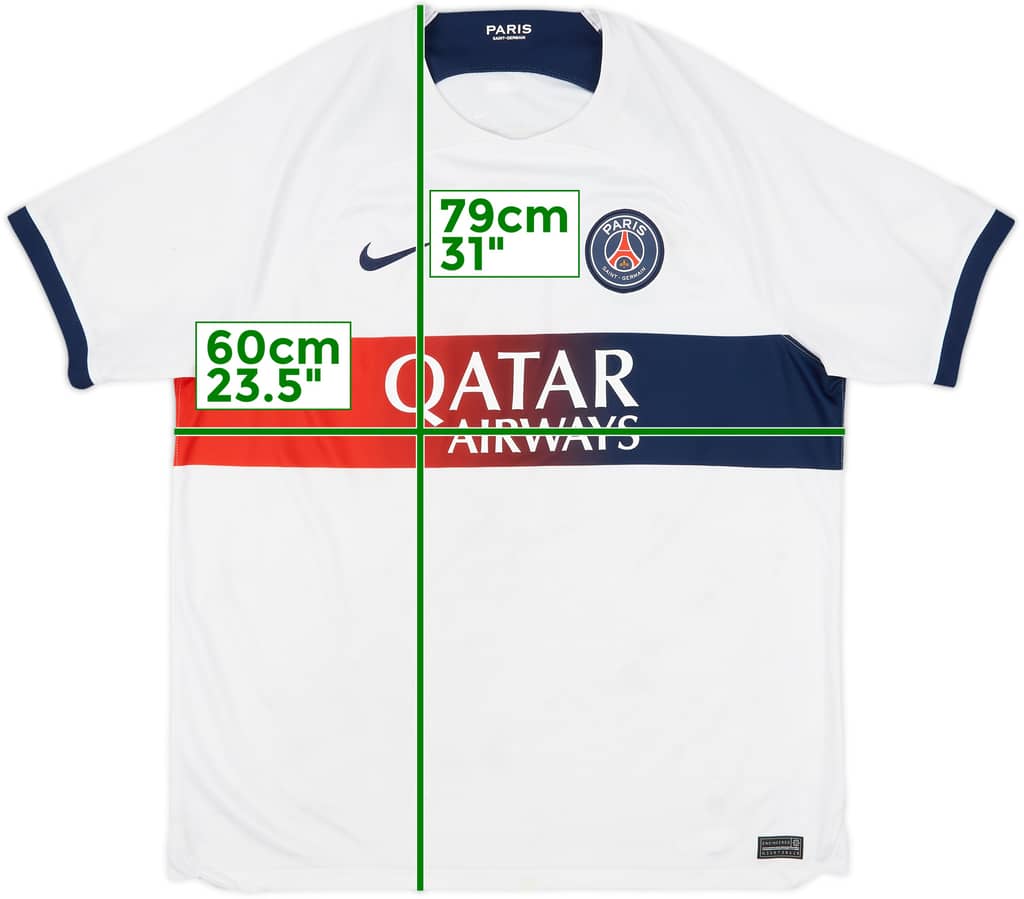 2023-24 Paris Saint-Germain Away Shirt - 6/10 - (XL)