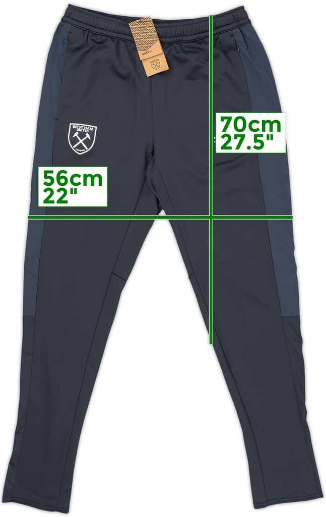 2023-24 West Ham Umbro Track Pants/Bottoms (L)