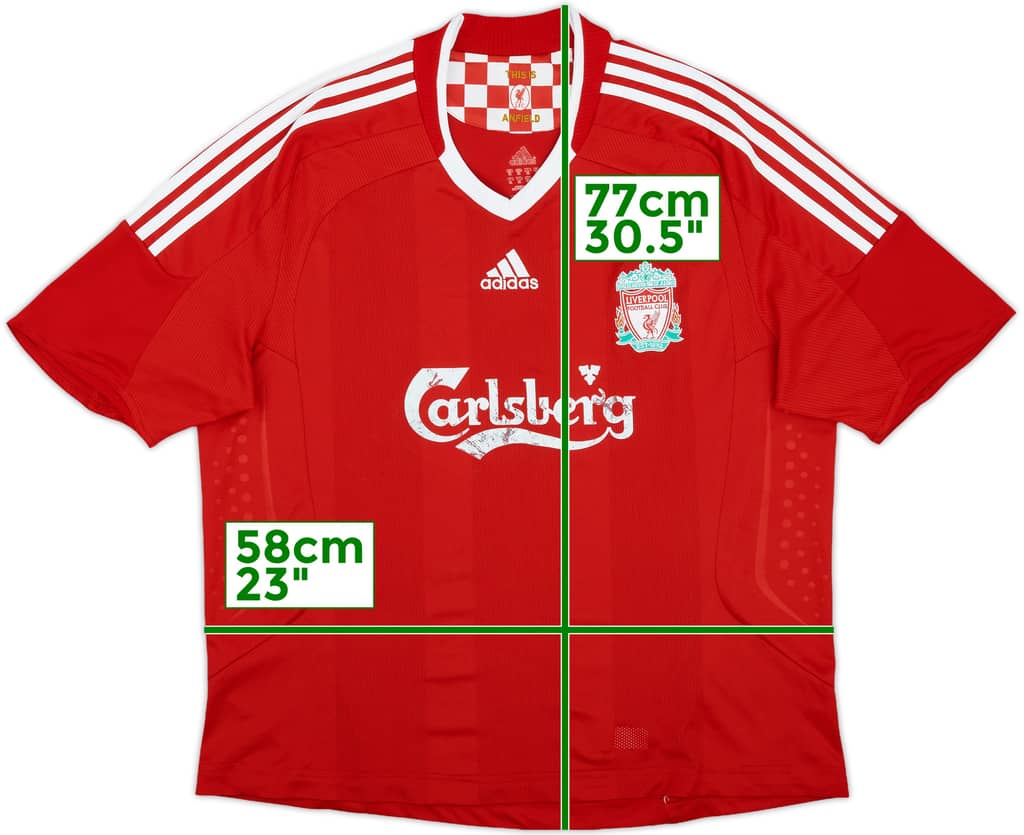 2008-10 Liverpool Home Shirt - 5/10 - (XL)