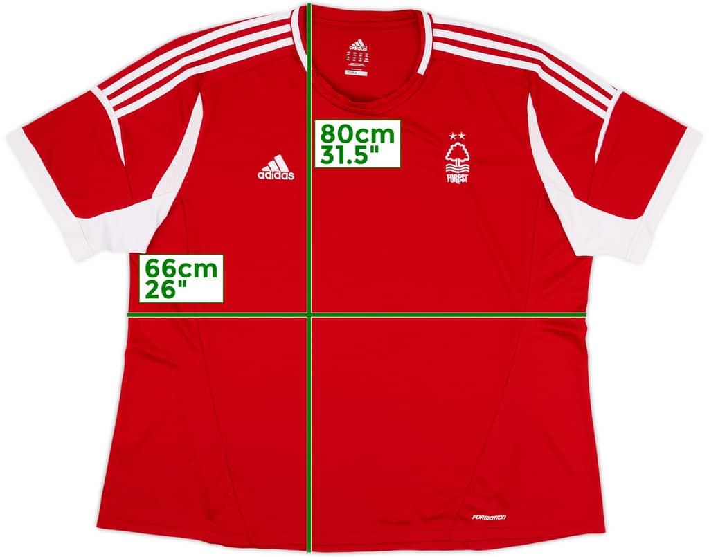 2013-14 Nottingham Forest Home Shirt - 9/10 - (3XL)