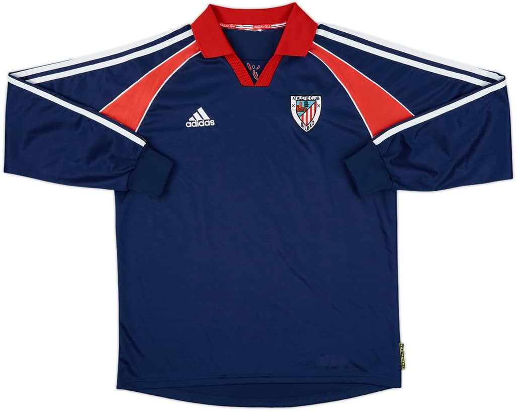 1999-01 Athletic Bilbao Player Issue Away L/S Shirt - 8/10 - (M)