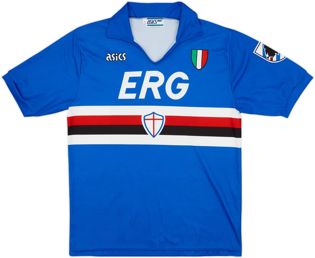1991-92 Sampdoria Home Shirt - 7/10 - (L)