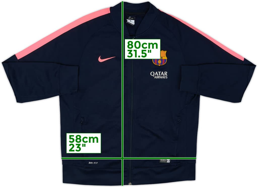 2014-15 Barcelona Nike Track Jacket - 7/10 - (XL)