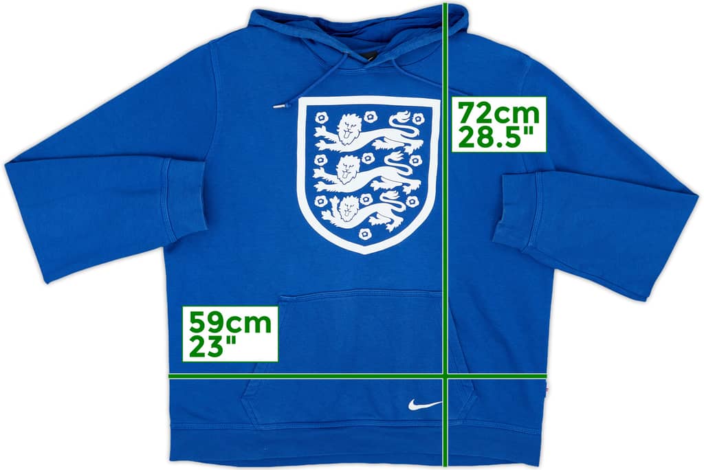 2014-15 England Nike Hooded Sweat Top - 9/10 - (L)