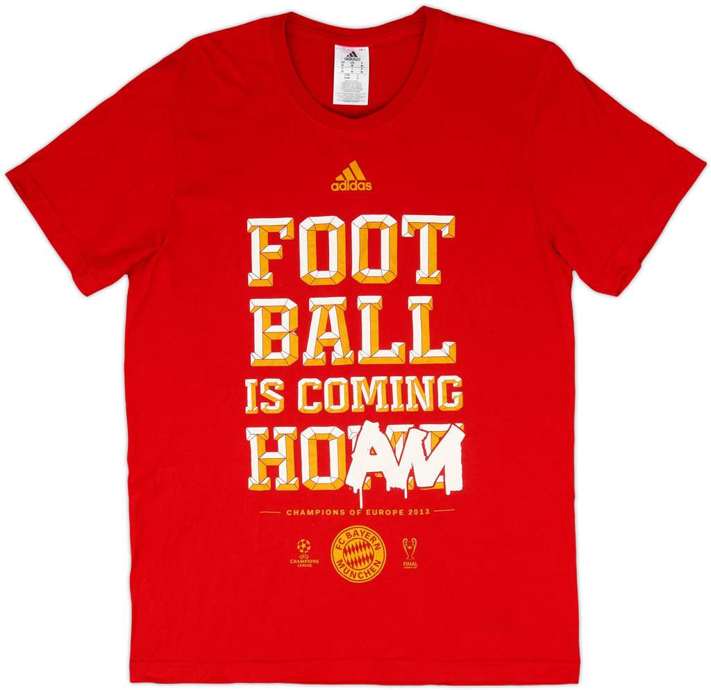 2013-14 Bayern Munich adidas Graphic Tee - 8/10 - (M)