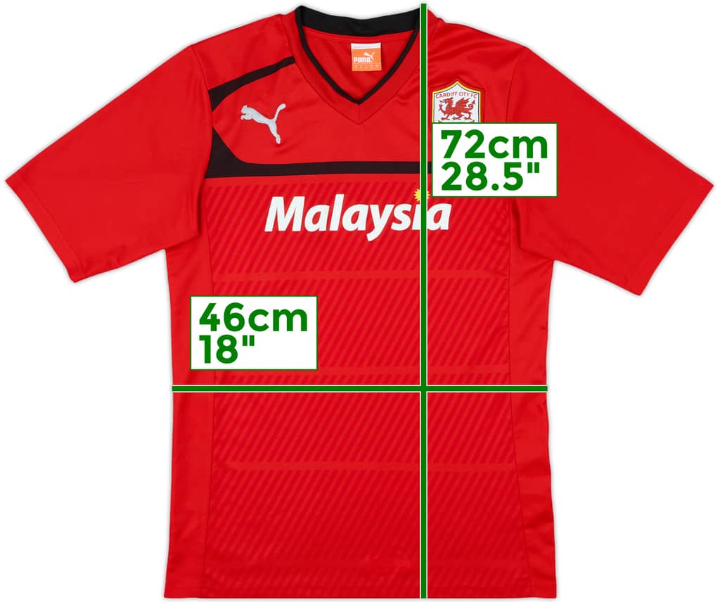 2012-13 Cardiff Home Shirt - 9/10 - (S)