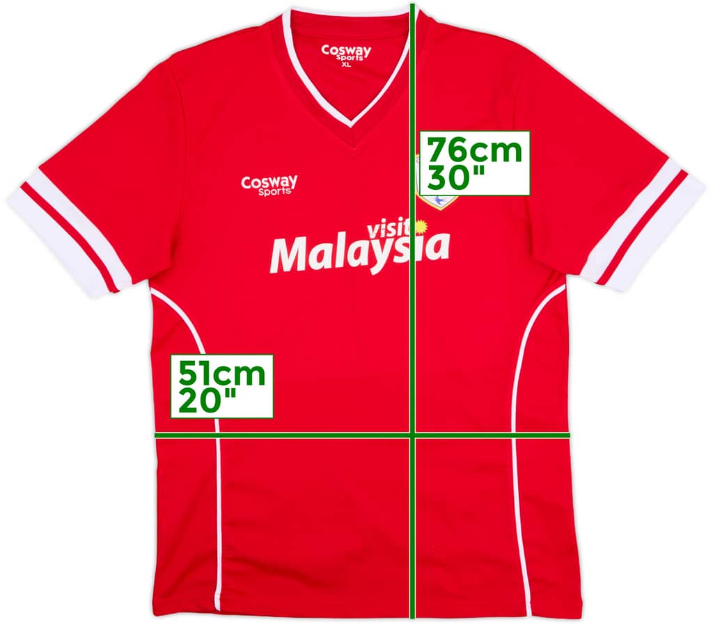 2013-14 Cardiff Home Shirt - 6/10 - (XL)