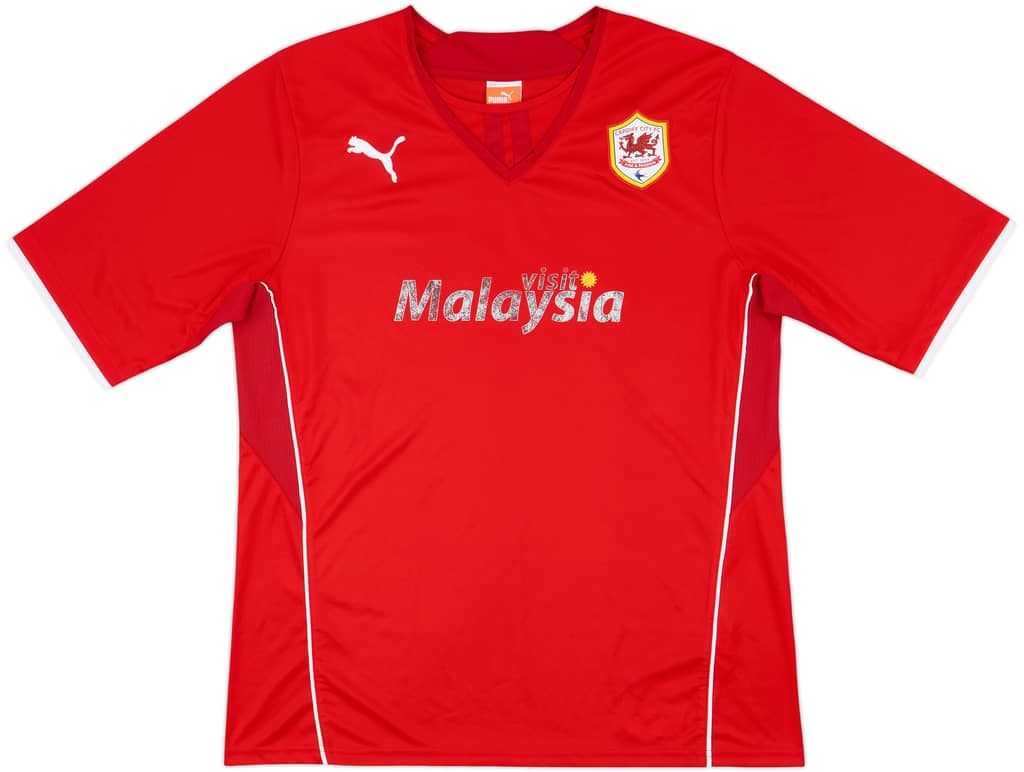 2013-14 Cardiff Home Shirt - 5/10 - (XL)