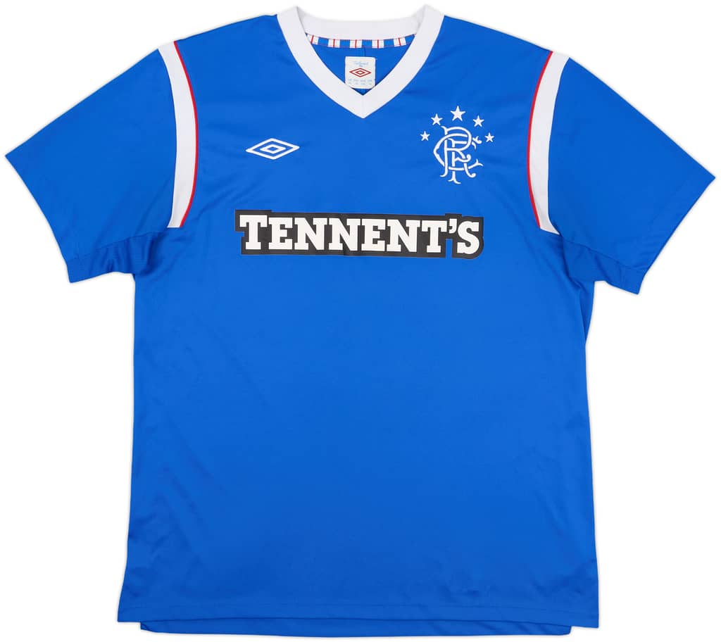 2011-12 Rangers Home Shirt - 9/10 - (XL)