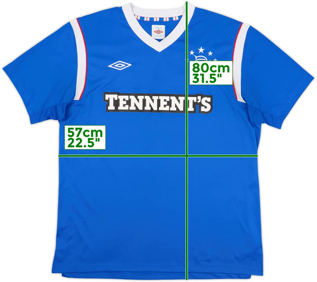 2011-12 Rangers Home Shirt - 9/10 - (XL)