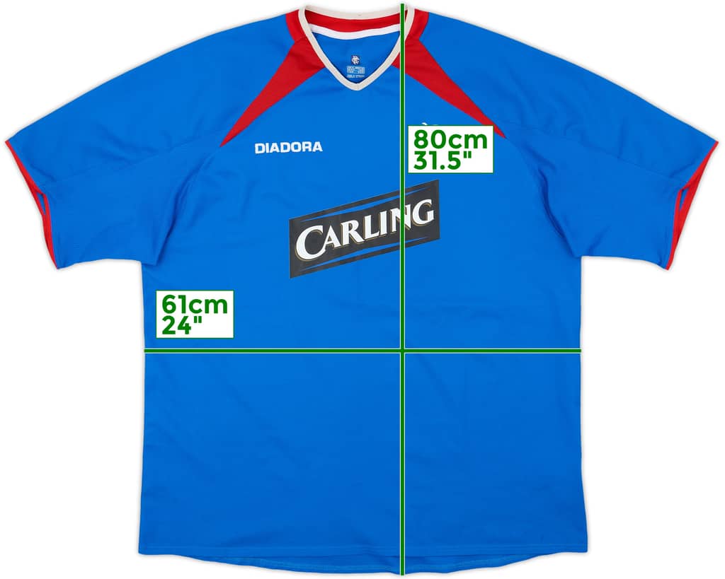 2003-05 Rangers Home Shirt - 7/10 - (XL)