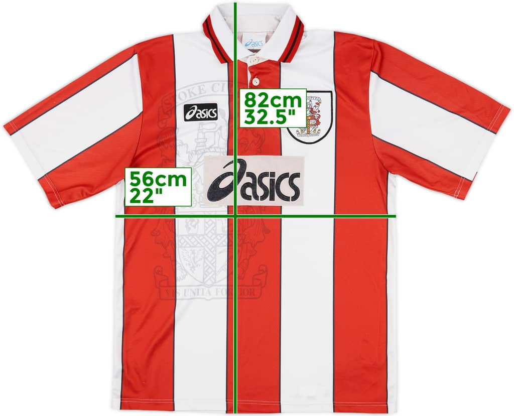 1996-97 Stoke City Home Shirt - 8/10 - (L)