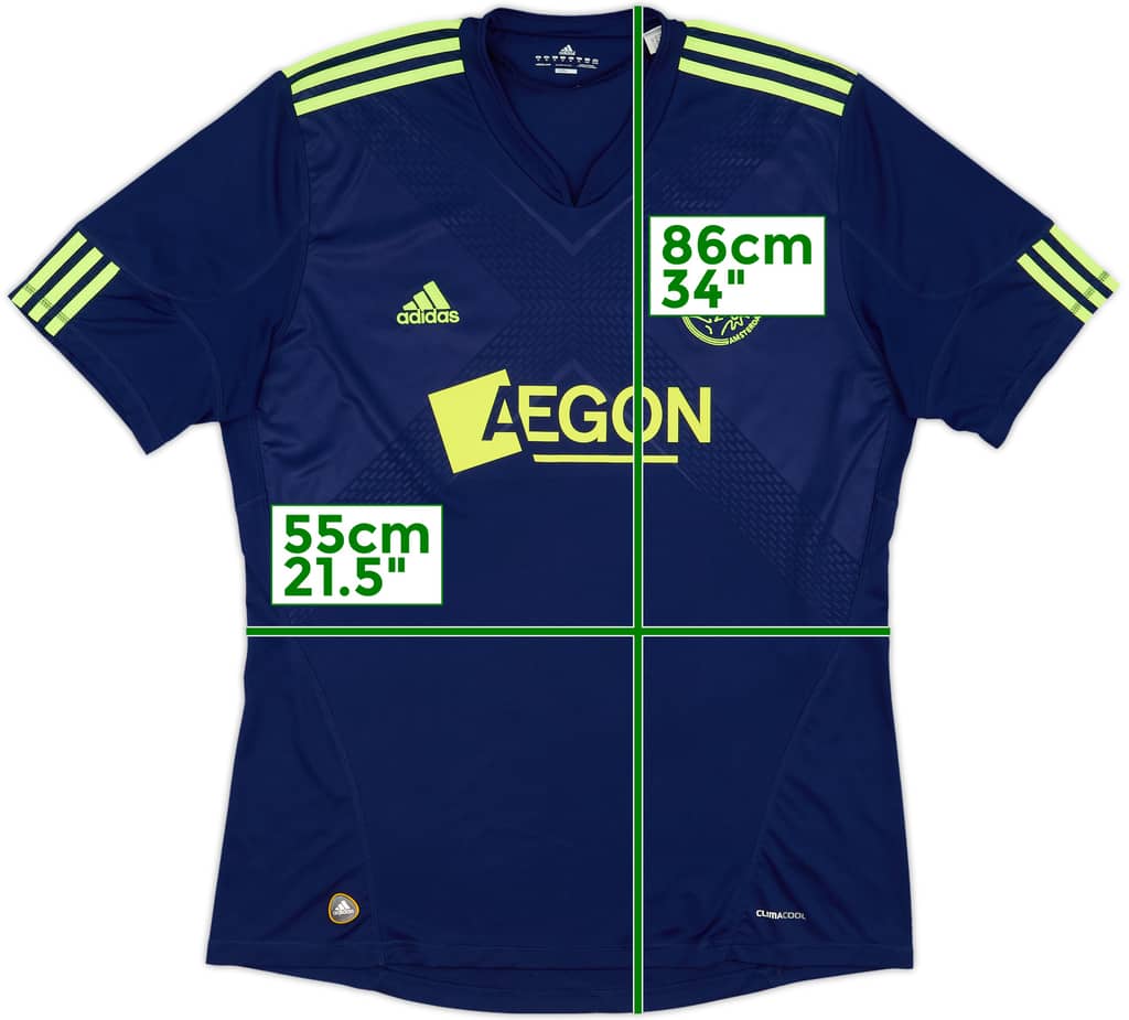 2010-11 Ajax Away Shirt - 8/10 - (XL)