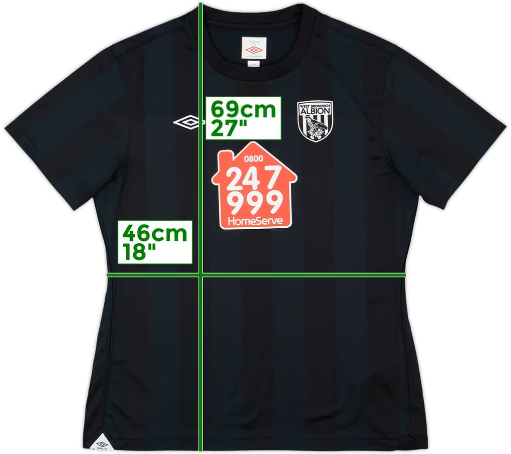 2010-11 West Brom Away Shirt - 8/10 - (Women's M)