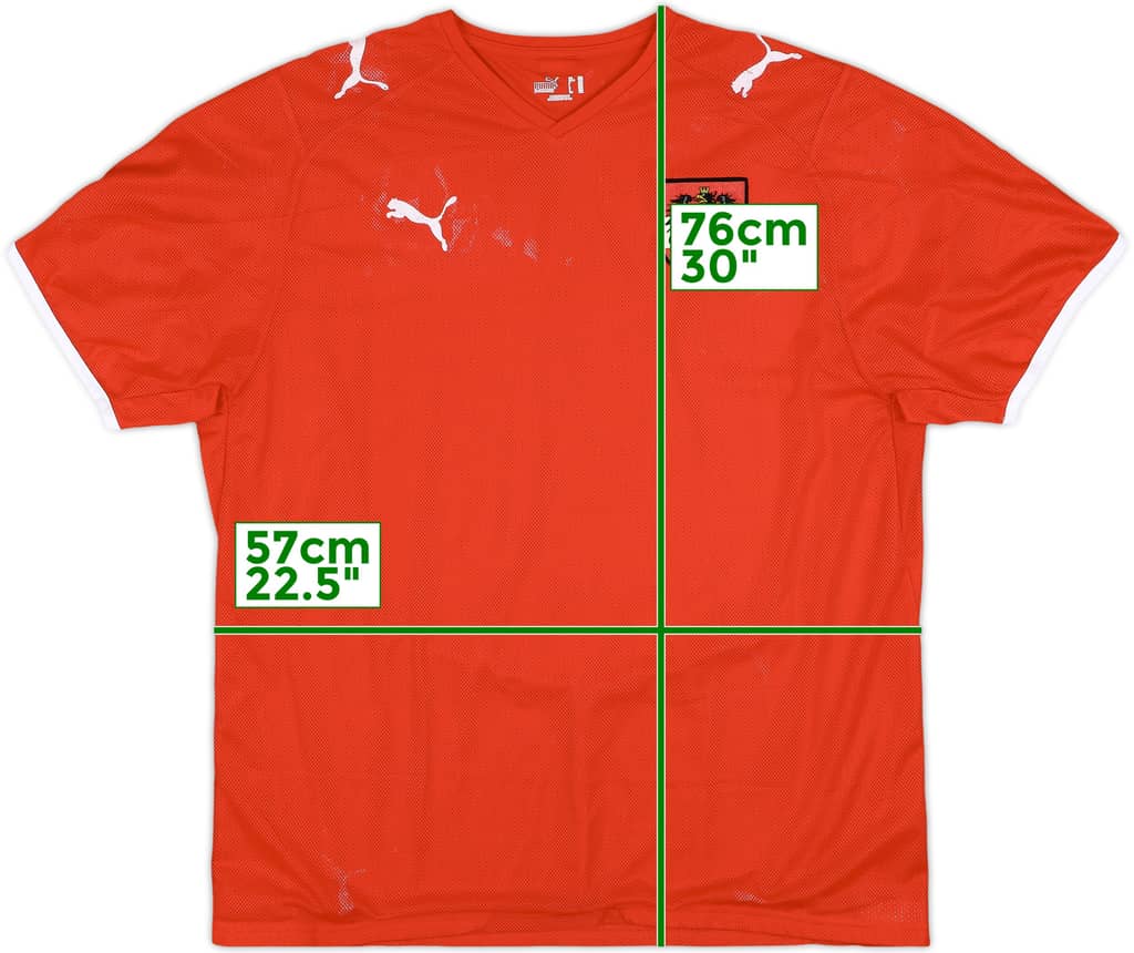 2008-09 Austria Player Issue Home Shirt - 5/10 - (XXL)