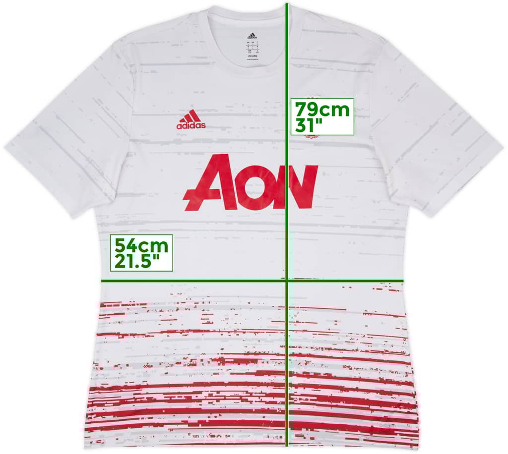 2016-17 Manchester United adidas Training Shirt - 9/10 - (L)