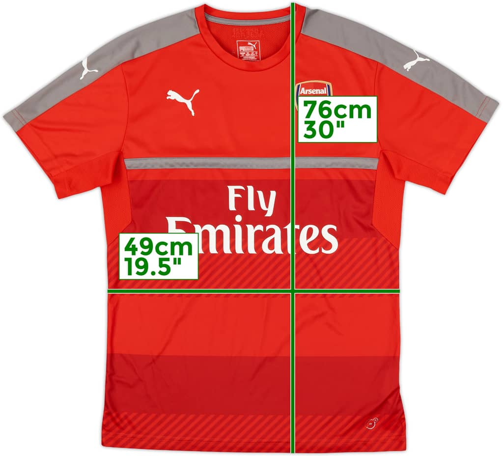 2016-17 Arsenal Puma Training Shirt - 7/10 - (L)