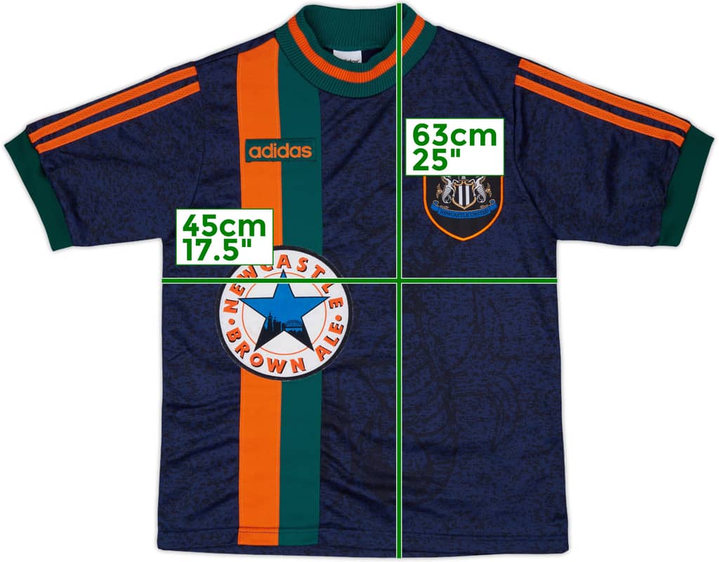 1997-98 Newcastle Away Shirt - 9/10 - (Y)