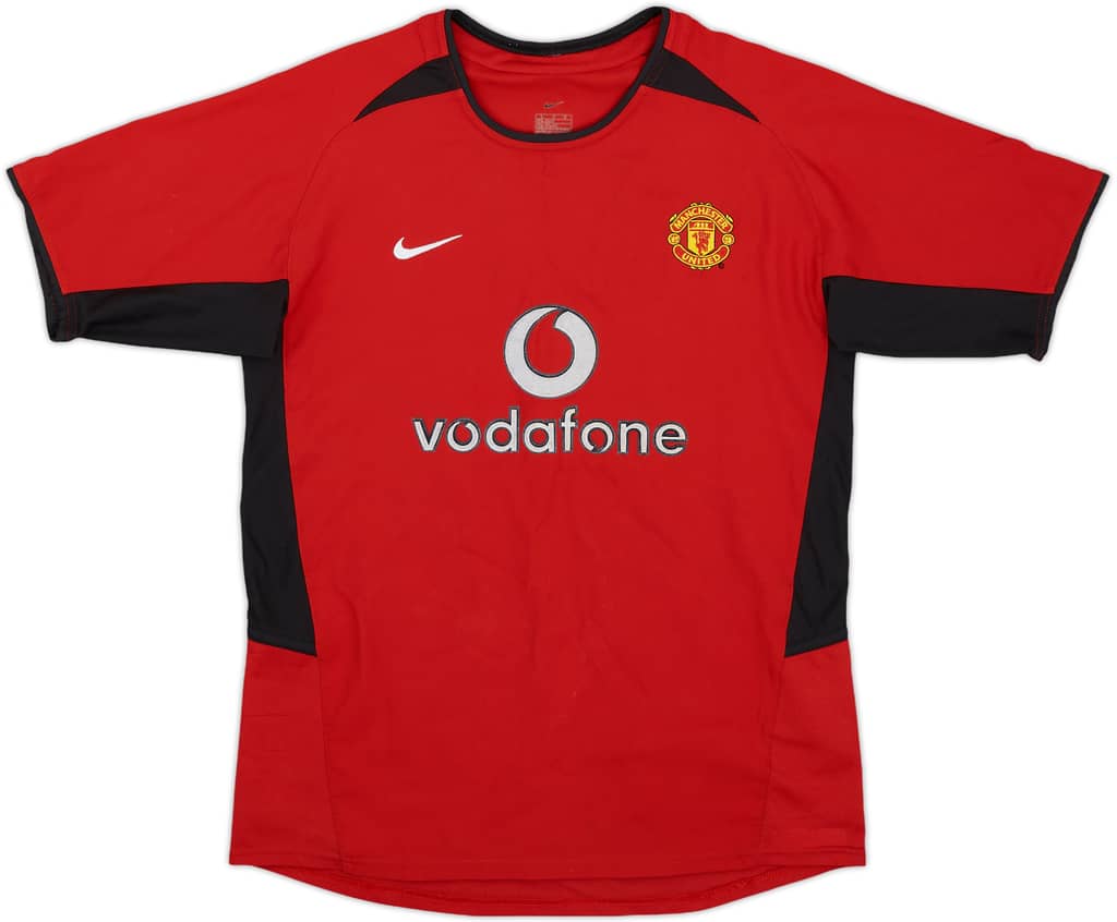2002-04 Manchester United Home Shirt - 7/10 - (L.Boys)