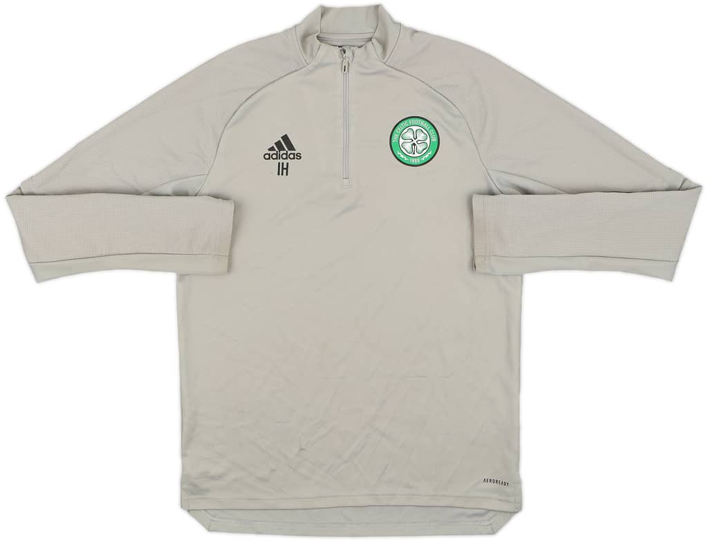 2020-21 Celtic adidas Staff Issue 1/4 Zip Drill Top IH - 6/10 - (M)
