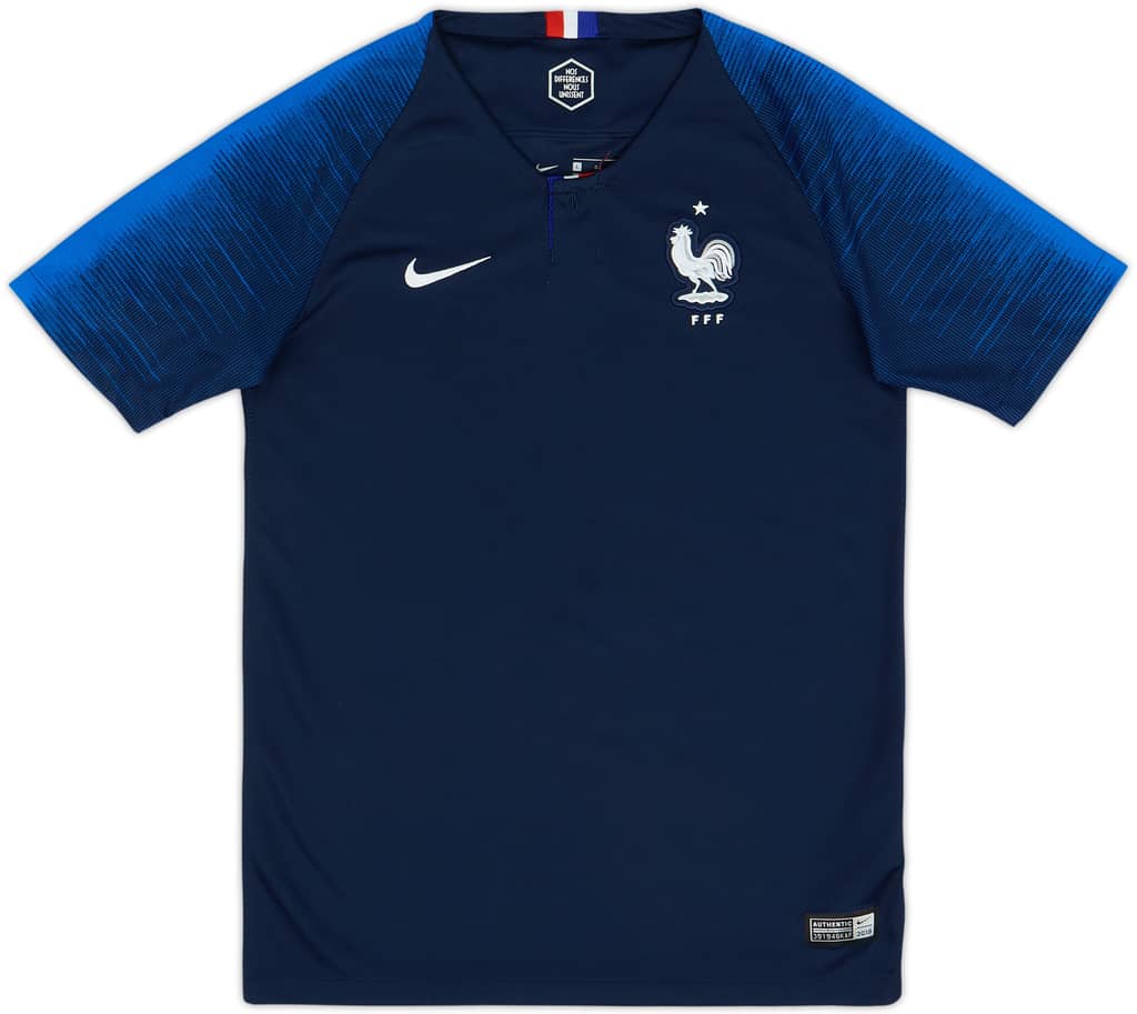2018 France Home Shirt - 9/10 - (L.Boys)