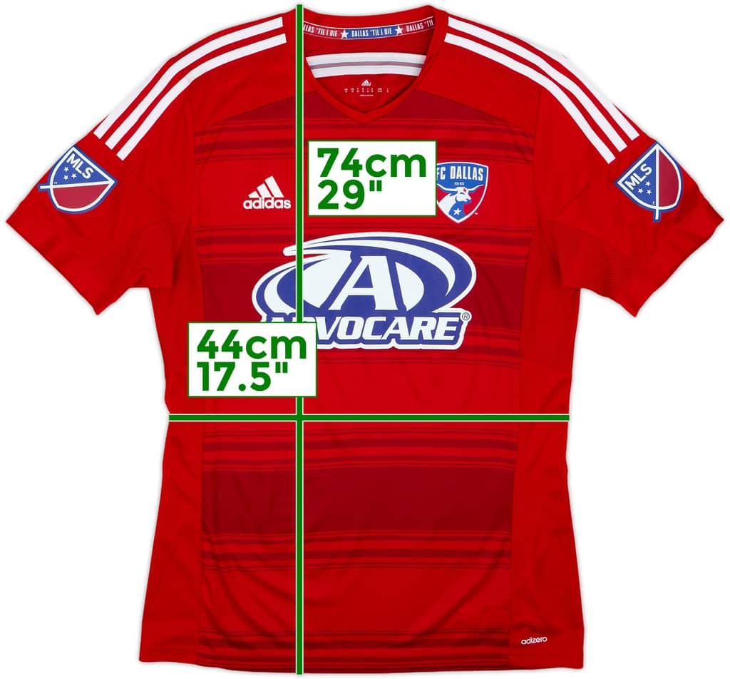 Camiseta de local Auténtica del FC Dallas 2014-15 - 9/10 - (M)