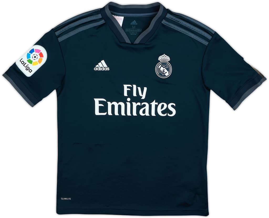 2018-19 Real Madrid Away Shirt - 7/10 - (M.Boys)