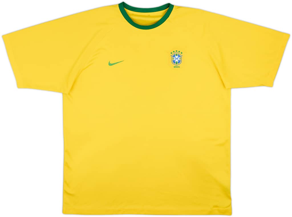 2006-08 Brazil Nike Training Shirt - 7/10 - (XXL)