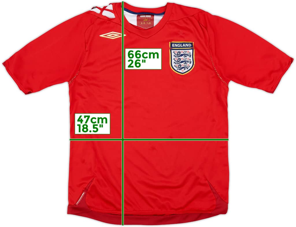 2006-08 England Away Shirt - 5/10 - (S)