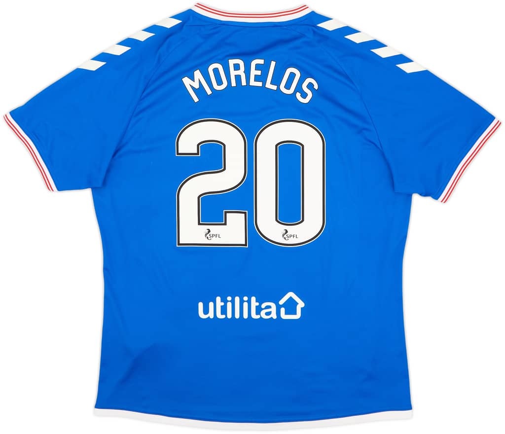 2019-20 Rangers Home Shirt Morelos #20 - 8/10 - (S)