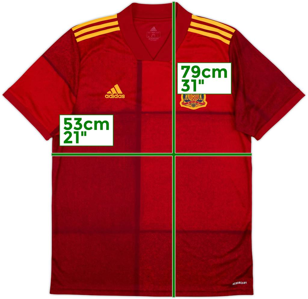 2020-21 Spain Home Shirt - 10/10 - (L)